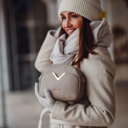 Vuch Tayna Beige női crossbody oldaltáska