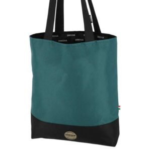 Dressa Bag női shopper táska cipzáros zsebbel - petrolzöld_d178138_Mirunska.com