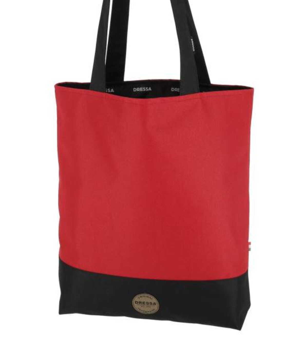 Dressa Bag női shopper táska cipzáros zsebbel - piros_d178122_Mirunska.com