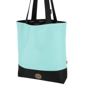 Dressa Bag női shopper táska cipzáros zsebbel - vízkék_d178162_Mirunska.com