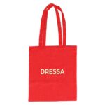 Dressa Shopping Bag pamutvászon bevásárló táska - piros