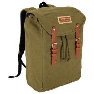 Dressa Vintage laptop vászon hátizsák - katonazöld_d146158_Mirunska.com
