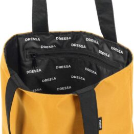 Dressa Bag női shopper táska cipzáros zsebbel - arany