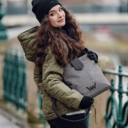 Vuch Vigo Dark Grey női crossbody táska