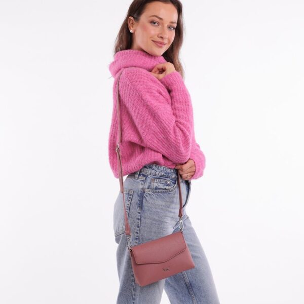 Vuch Silvano Dusty Pink női crossbody táska