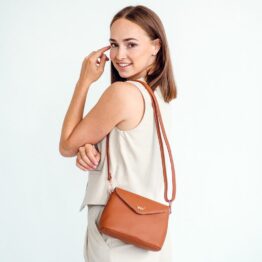 Vuch Byrsa Mini Brown női válltáska crossbody