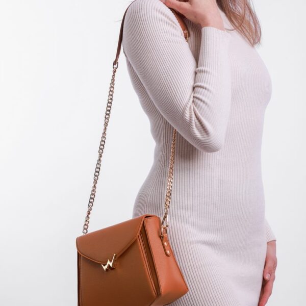 Vuch Bryna Mini Camel Brown női oldaltáska válltáska